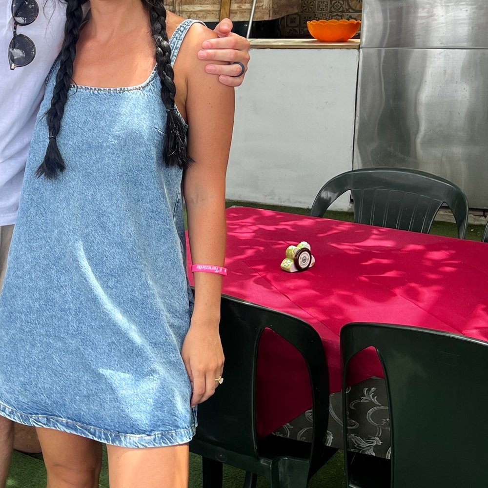 Denim dress